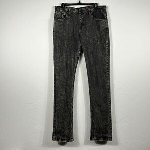 🔥🔥 Tony‎ Hawk Jeans Black Acid Wash Denim Skinny Jeans Men Sz 32x32 - PERFECT